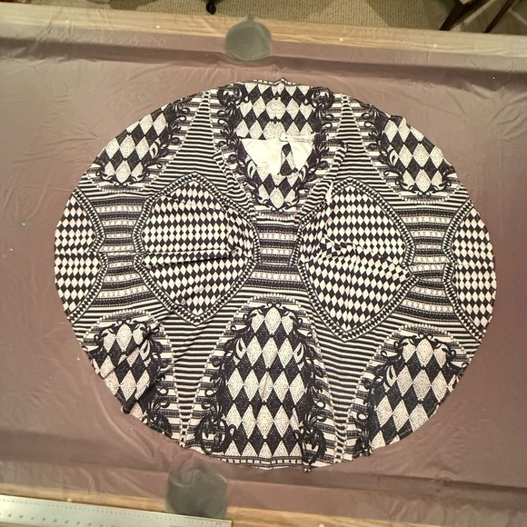 Vintage Y2K Black/White Sleeveless Fit and Flare Mini Dress Size 8/Medium $185 - Picture 8 of 12